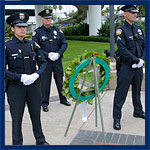 Officers in parade rest