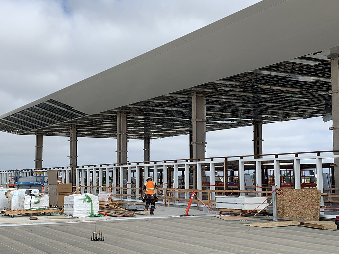 Picture - Automated People Mover station wall