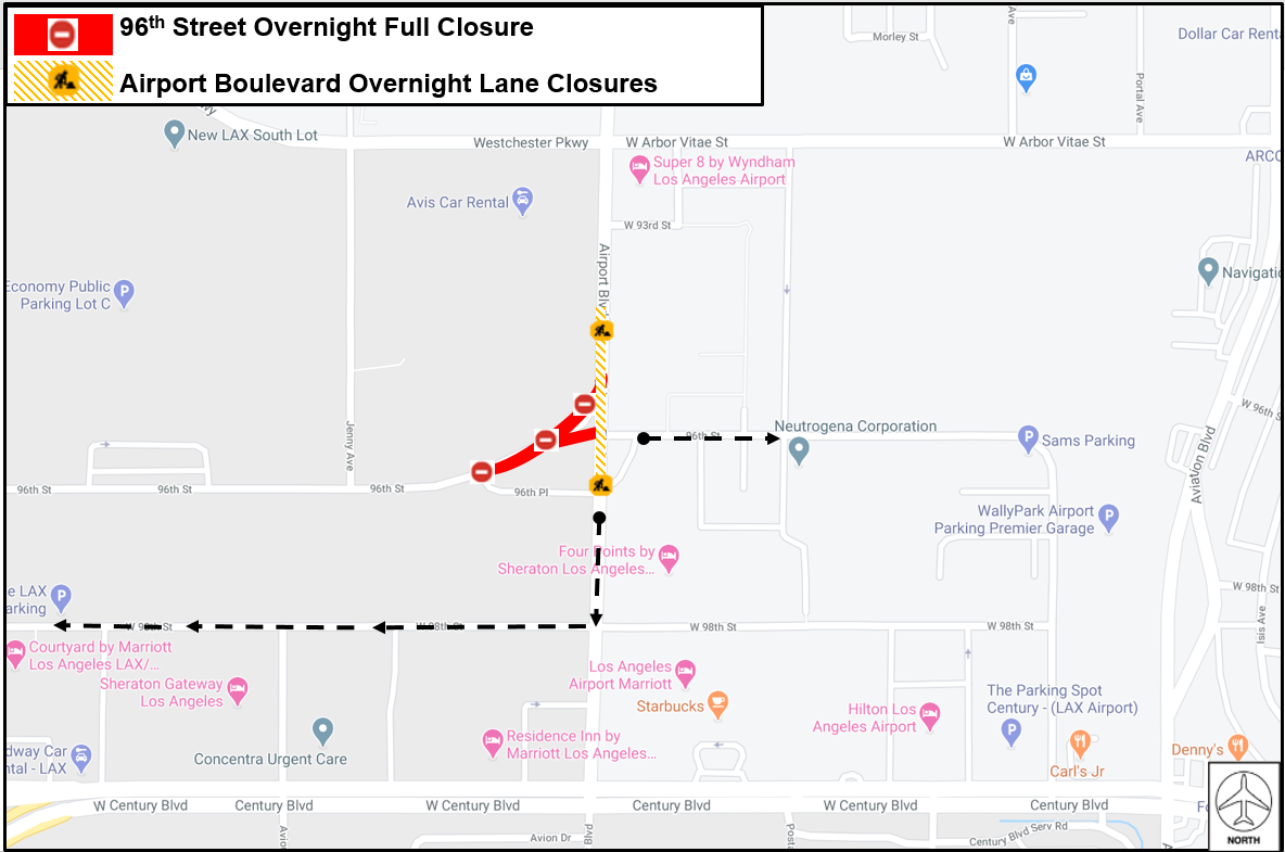 96th Street Overnight Full Closure