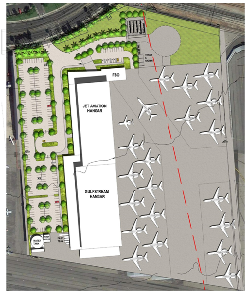 VNY Jet Aviation Overview Map