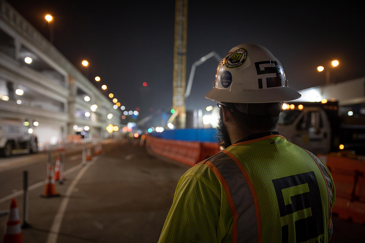 Traffic management, which is critical to the safety of the traveling public during construction activities, in effect during construction of the Automated People Mover.