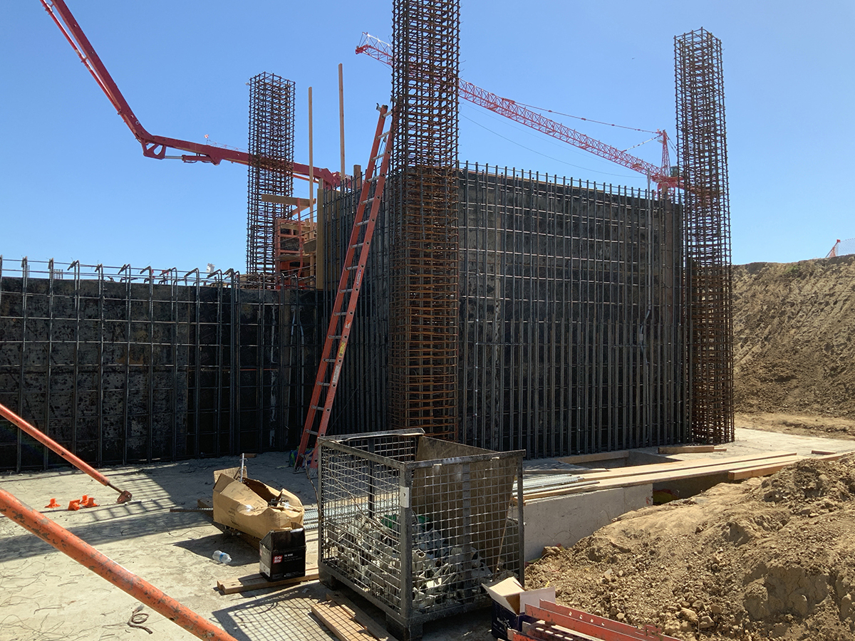 Construction of the Ready Return Idle Storage facility serving the LAX Consolidated Rent-A-Car facility.